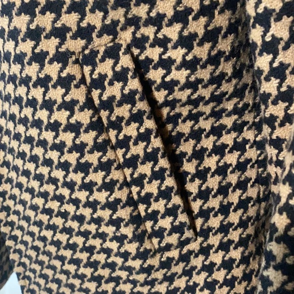 Mexx Blk/camel houndstooth wool jacket SZ 6 - Picture 5 of 8